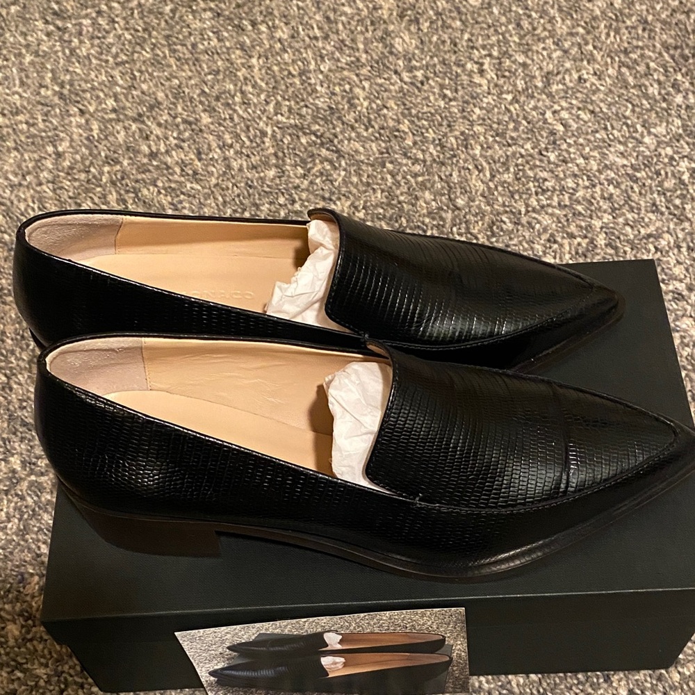 Club Monaco Alexia Leather Loafers